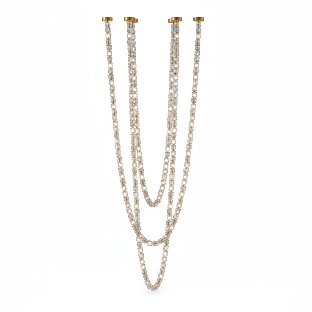 Gabriel Cascade K9 Crystal Chandelier