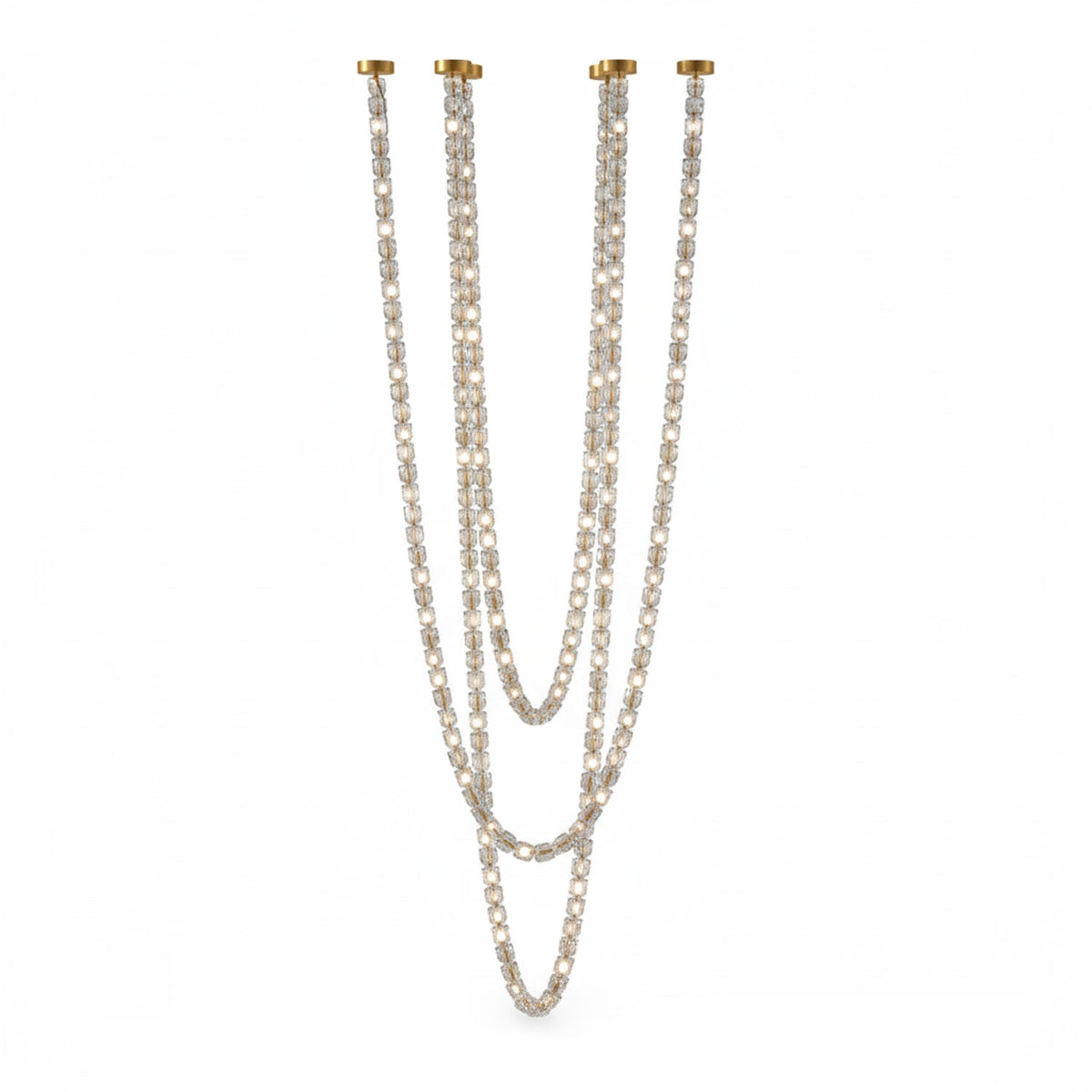 Gabriel Cascade K9 Crystal Chandelier