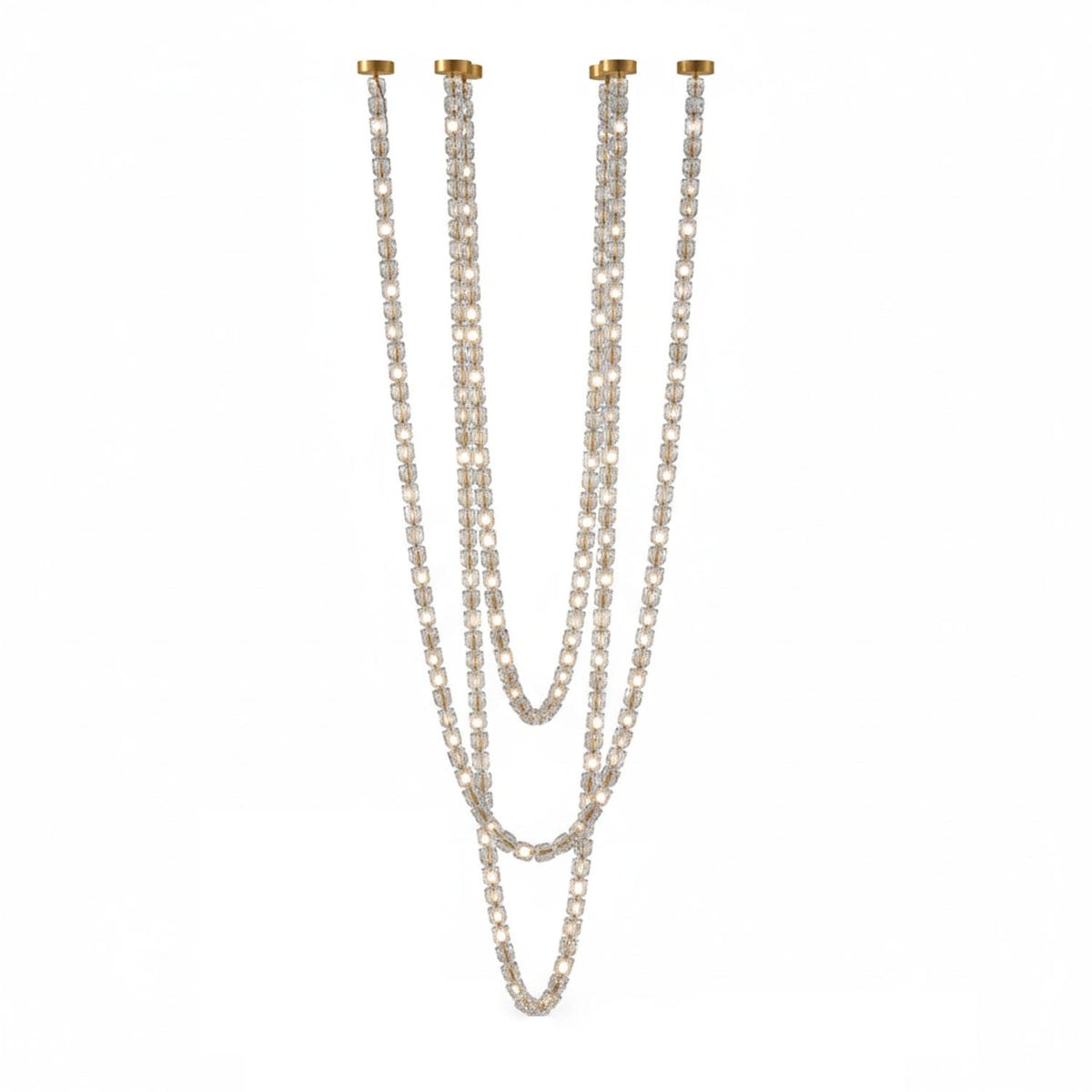 Gabriel Cascade K9 Crystal Chandelier
