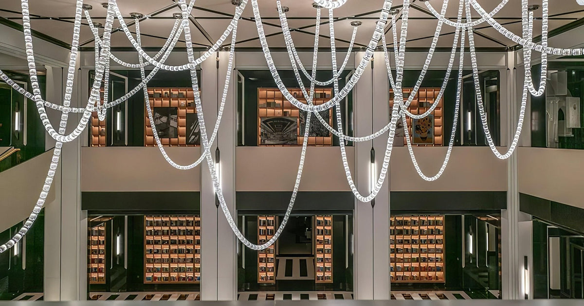 Gabriel Cascade K9 Crystal Chandelier