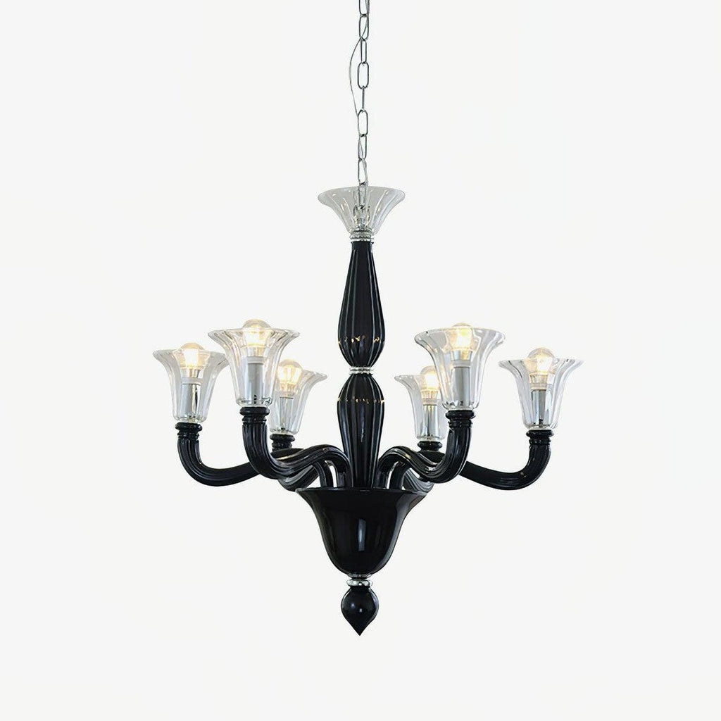 Black Candle Chandelier