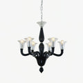 Black Candle Chandelier