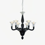 Black Candle Chandelier