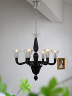 Black Candle Chandelier