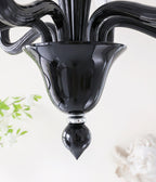 Black Candle Chandelier