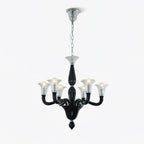 Black Candle Chandelier