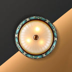Retro Floral Resin Recessed Ceiling Light