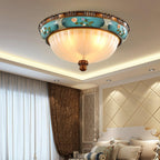 Retro Floral Resin Recessed Ceiling Light