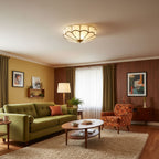 Flower Shape Glass Recessed Ceiling Light