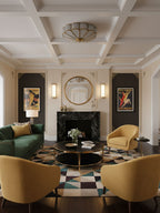 Flower Shape Glass Recessed Ceiling Light