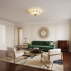 Flower Shape Glass Recessed Ceiling Light
