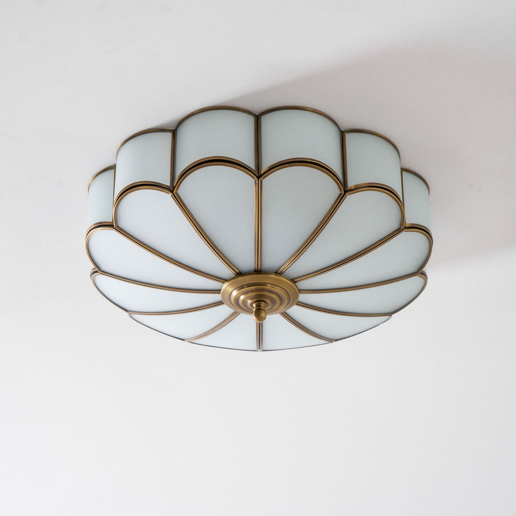 Flower Shape Glass Recessed Ceiling Light