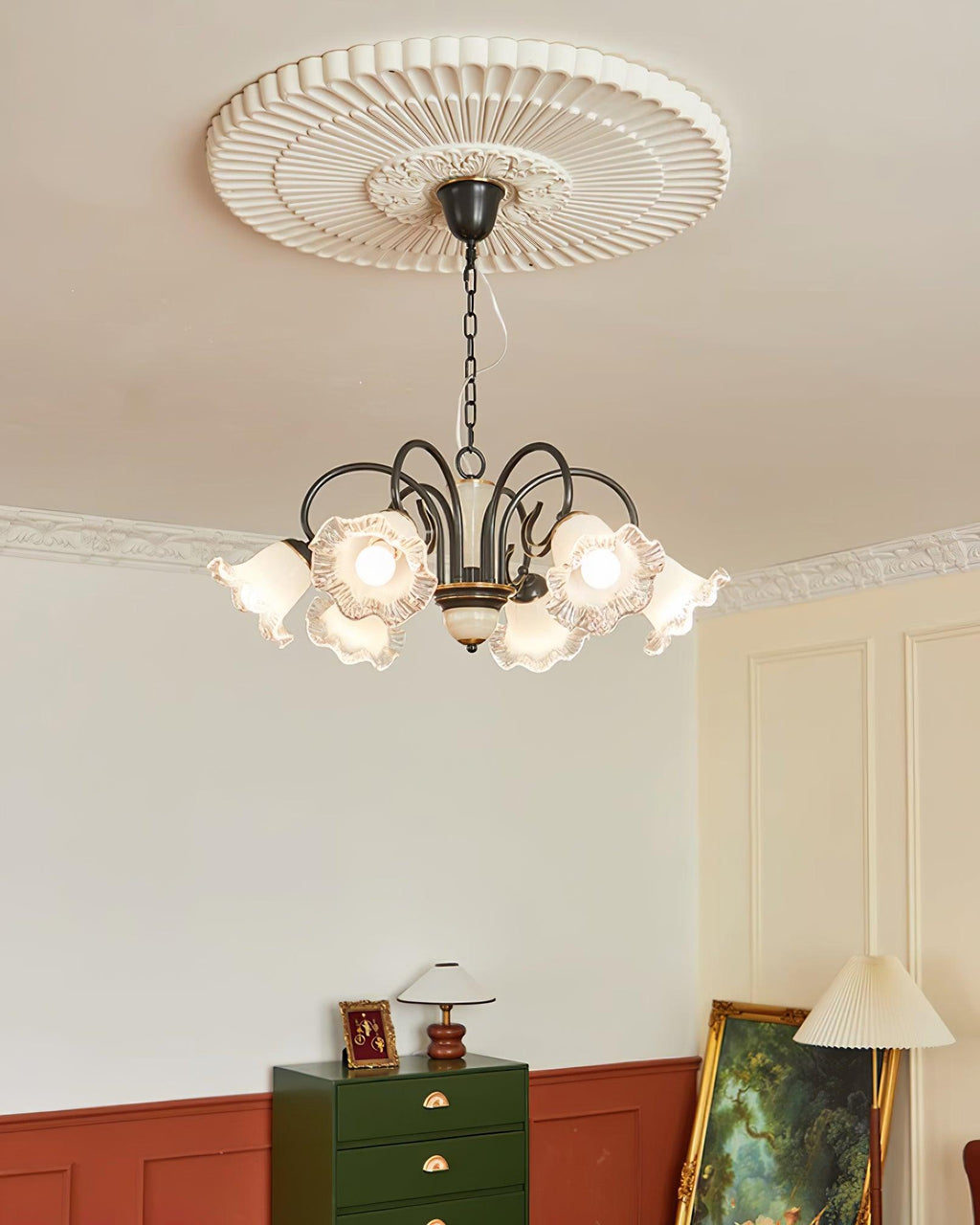 Luce Black Chandelier