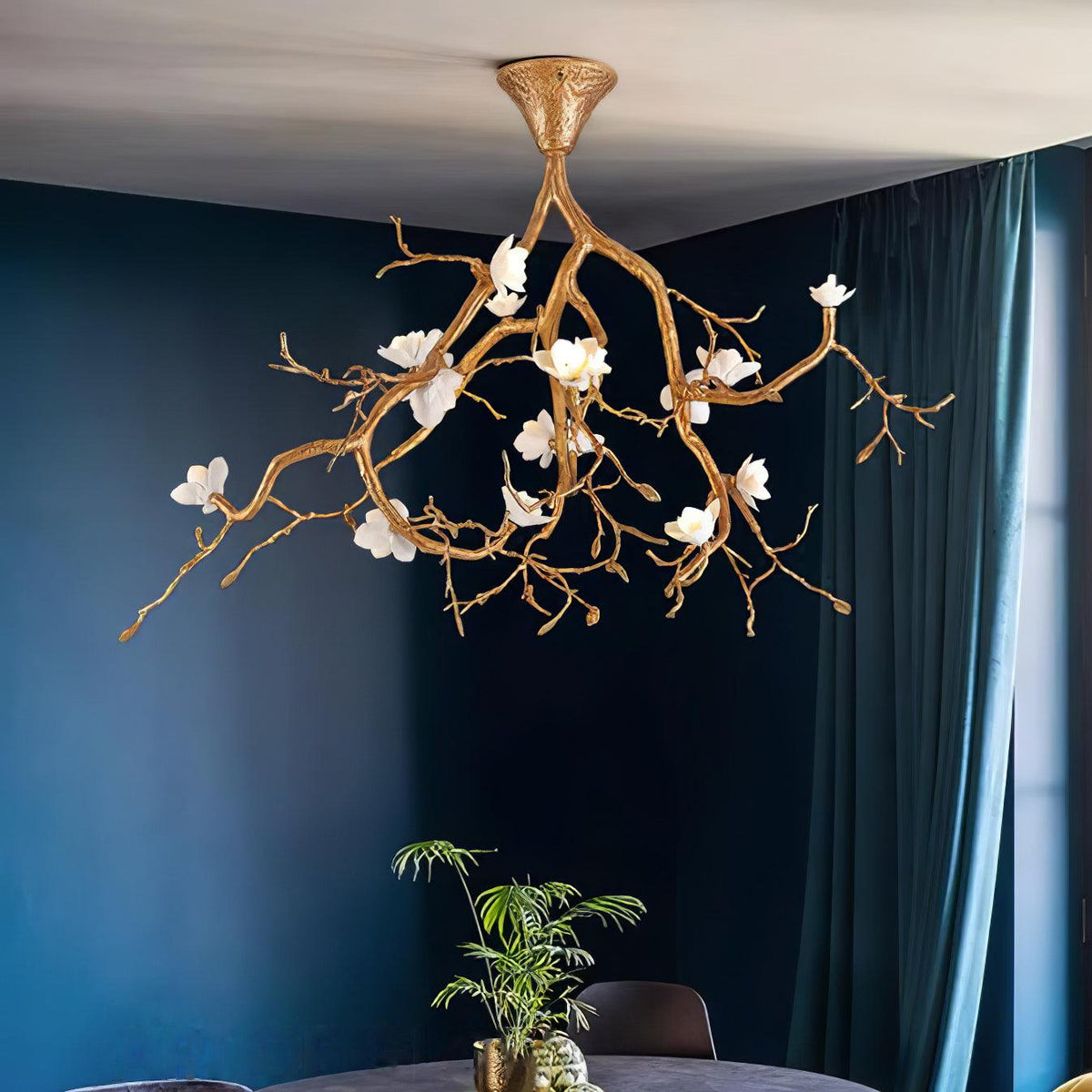 Tree Branches Flower Chandelier