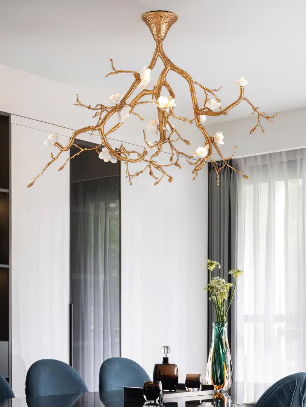 Tree Branches Flower Chandelier