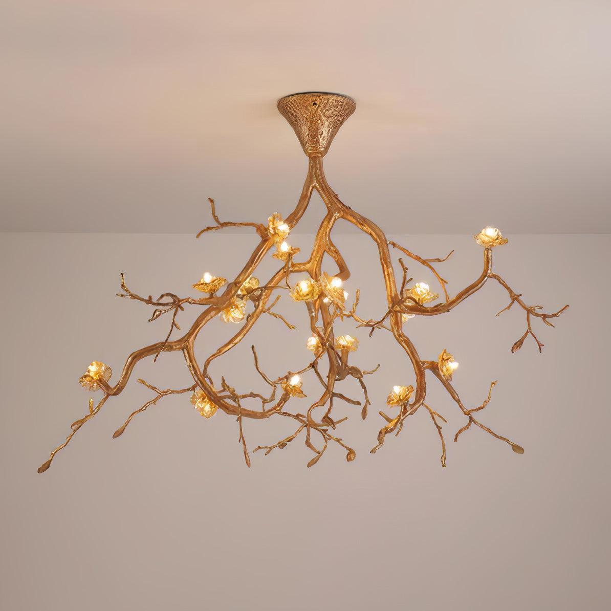 Tree Branches Flower Chandelier