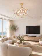 Tree Branches Flower Chandelier