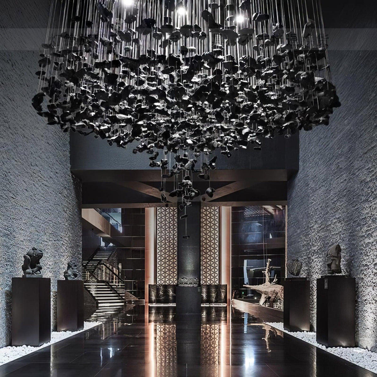 Crystal Stone Chandelier