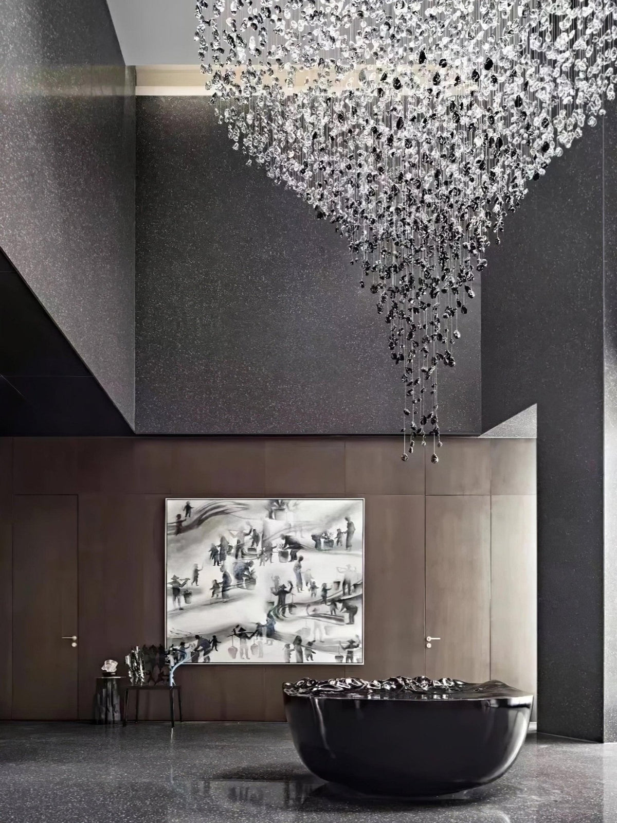 Crystal Stone Chandelier