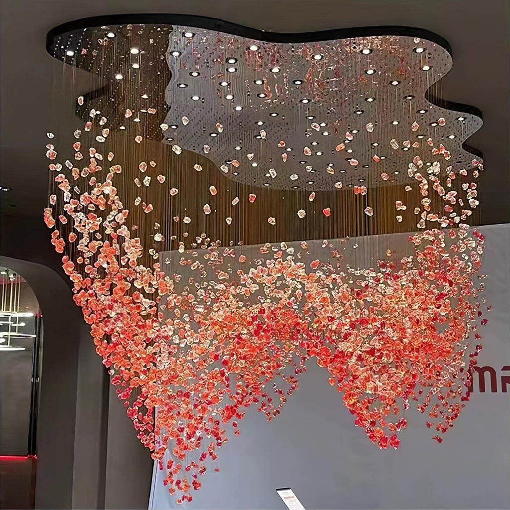 Crystal Stone Chandelier