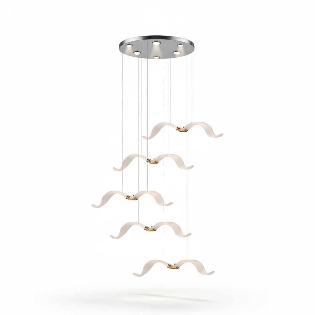 Large Seagull Chandelier