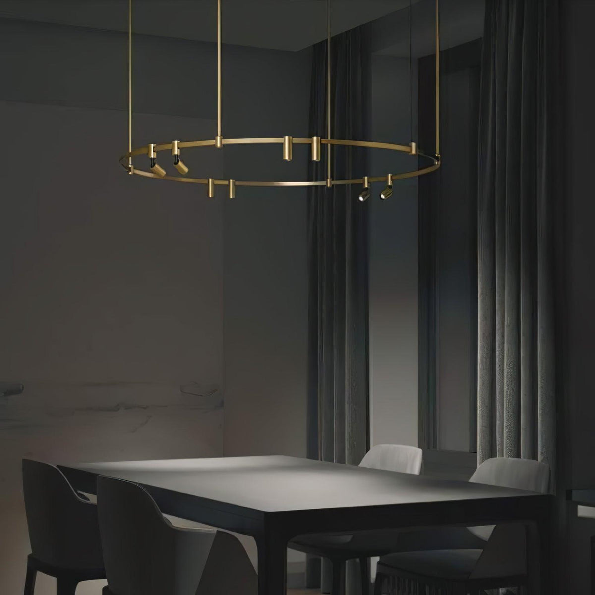 Auroom Round Chandelier