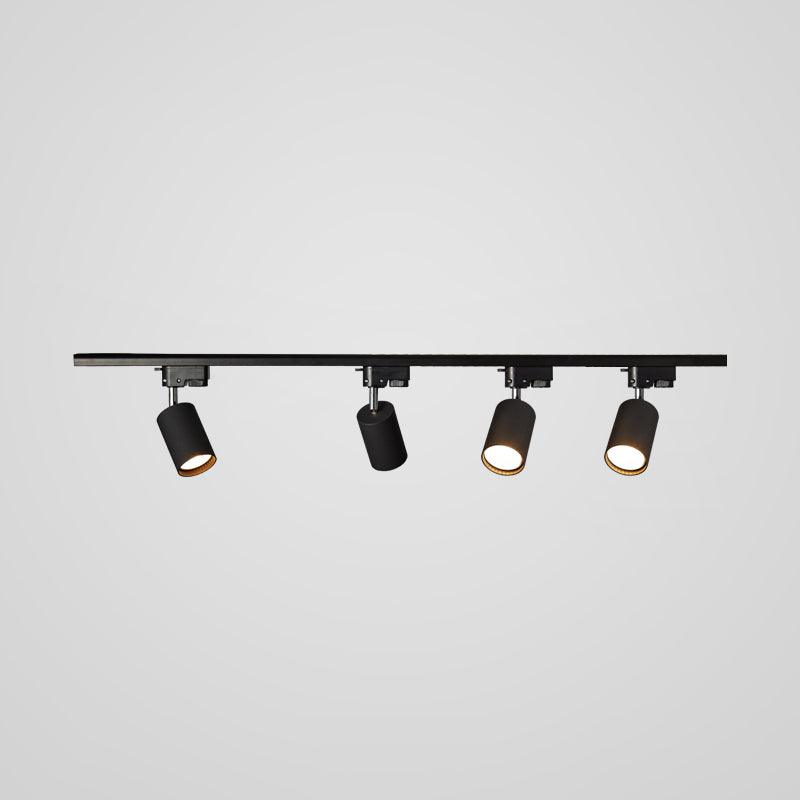 4 lamps ∅ 59.1″ x H 4.3″ (Power:~48W) / Black / Warm Light