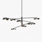 Lotus Leaves Glass Chandelier