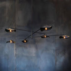 Lotus Leaves Glass Chandelier