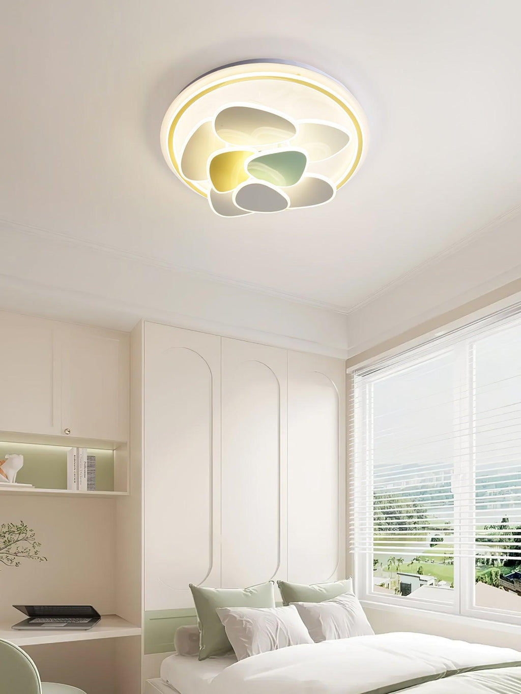 Colorful Cloud Round Ceiling Lamp