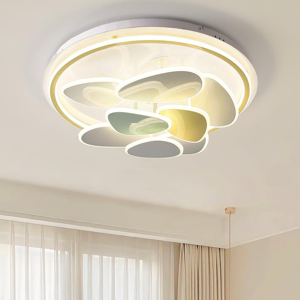 Colorful Cloud Round Ceiling Lamp