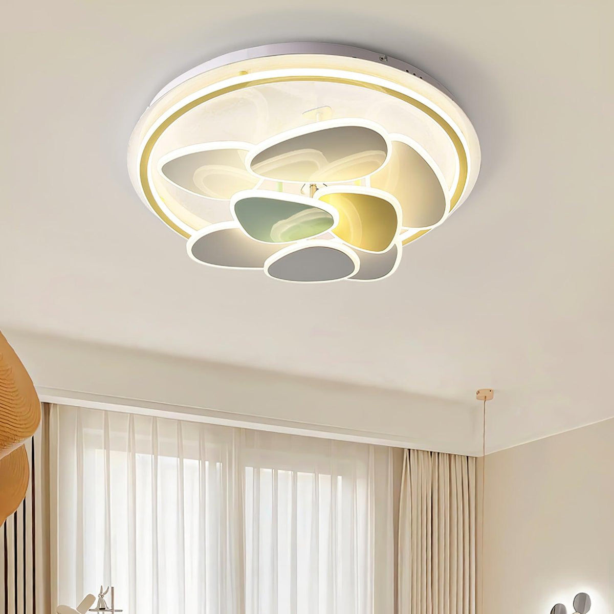 Colorful Cloud Round Ceiling Lamp