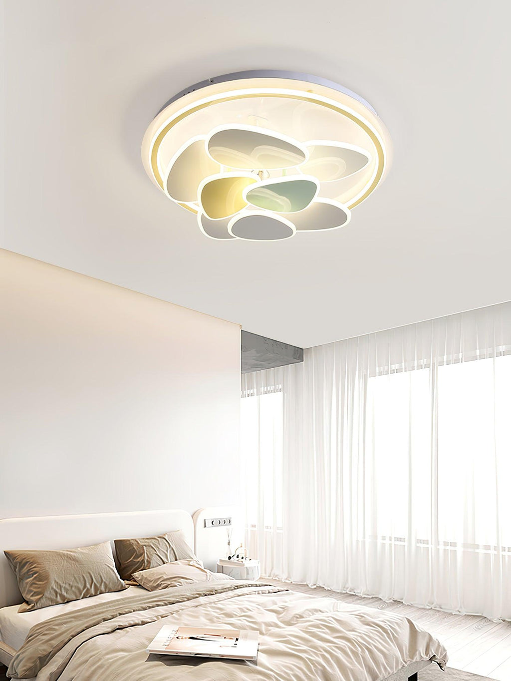 Colorful Cloud Round Ceiling Lamp