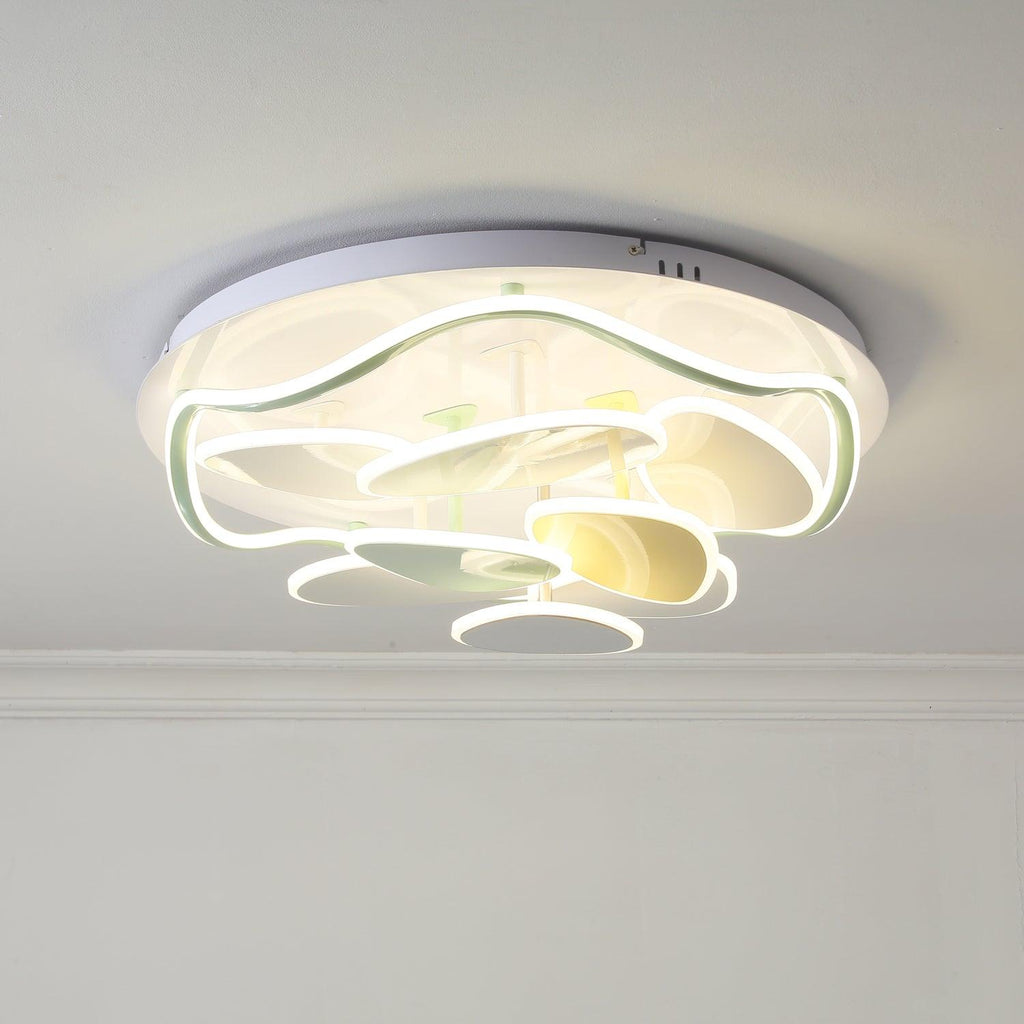 Colorful Cloud Round Ceiling Lamp