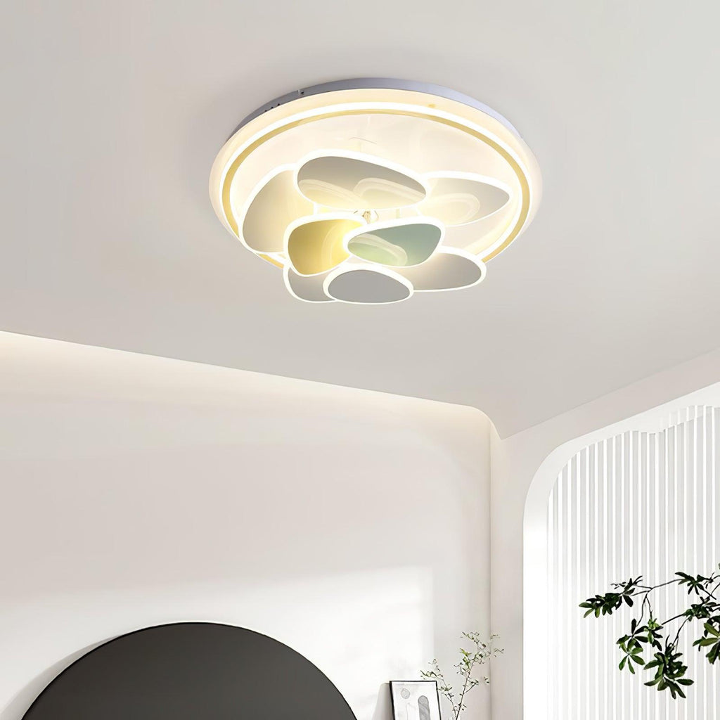 Colorful Cloud Round Ceiling Lamp