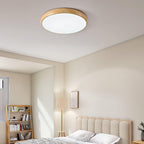 Wood Grain Round Ceiling Lamp