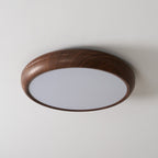 Wood Grain Round Ceiling Lamp