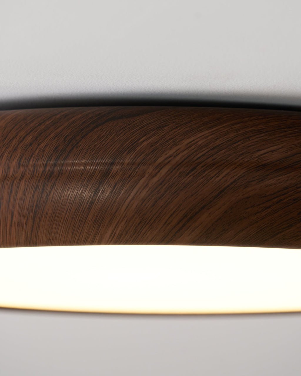 Wood Grain Round Ceiling Lamp