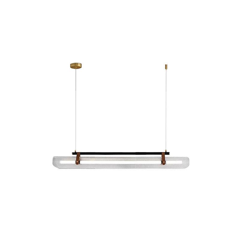 L 31.5″ x W 3.9″ x H 6.3″/ L 80cm x W 10cm x H 16cm / Gold & Black & Clear / Warm Light