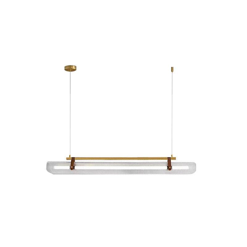 L 39.3″ x W 3.9″ x H 6.3″ / L 100cm x W 10cm x H 16cm / Gold & Clear / Warm Light