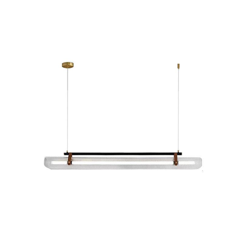 L 47.2″ x W 3.9″ x H 6.3″/ L 120cm x W 10cm x H 16cm / Gold & Black & Clear / Warm Light