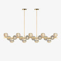 Crystal Glass Ball Chandelier