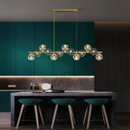 Crystal Glass Ball Chandelier
