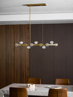 Crystal Glass Ball Chandelier