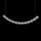 The Gabriel Curved LED Chandelier | Custom Size & Made-to-Order Lighting for Luxury Homes & Commercial Spaces