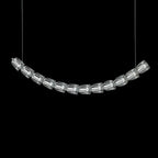 The Gabriel Curved LED Chandelier | Custom Size & Made-to-Order Lighting for Luxury Homes & Commercial Spaces