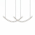 The Gabriel Curved LED Chandelier | Custom Size & Made-to-Order Lighting for Luxury Homes & Commercial Spaces