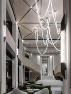 The Gabriel Spiral LED Chandelier | Custom Size & Made-to-Order Lighting for Luxury Residences & Commercial Spaces