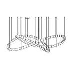 Gabriel Infinity Loop LED Chandelier