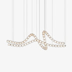 Gabriel Waveform LED Chandelier